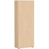 Geramöbel Flex Mehrzweckschrank 80 x 42 x 216 cm braun