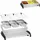 Royal Catering Buffetwärmer 3X2L Warmhalteplatte Elektrisch Heizplatte Wärmeplatte 400W