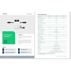 Paket.ag Balkonkraftwerk FullBlack bifazial 460 W inkl. Hoymiles HM-400 Wechselrichter