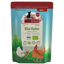 catz finefood Bio 12 x 85g Katzennassfutter No.503 Huhn