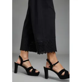LAURA SCOTT Culotte wadenlange Schnittform Schwarz 44