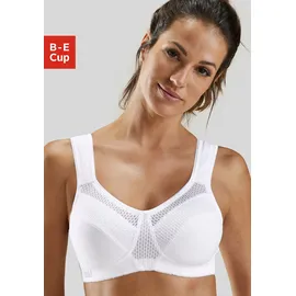 H.I.S. Sport-BH H.I.S, Damen, Gr. 95, Cup D, weiß, Microtouch, Obermaterial: 90% Polyester (COOLMAX), 10% Elasthan, BHs Sport-BH, ohne Bügel aus schnell trocknendem COOLMAX-Material, Topseller