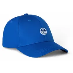 North Sails für Herren. 623260 Baseballkappe mit blauem Aufnäher und Logo (OSFA), Lässig, Baumwolle