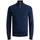 JACK & JONES Strickpullover »EMIL KNIT HALF ZIP«, mit kurzem Reißverschluss im Troyer-Look Jack & Jones dunkelgrau meliert