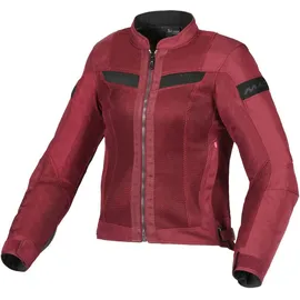 Macna Velotura Damen Motorrad Textiljacke rot, Größe M