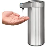 Smarttouch Infrarot-seifenspender, Usb-c-aufladbar, Ipx5 Wasserdicht, Bewegungsaktiviert (silber)