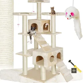 Tectake Knuti 186 cm beige