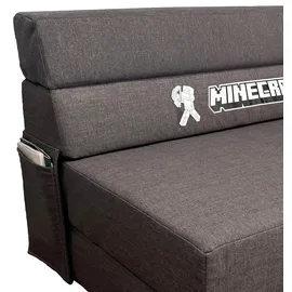 Phoenix Schlafcouch Webstoff 2-Sitzer Grau