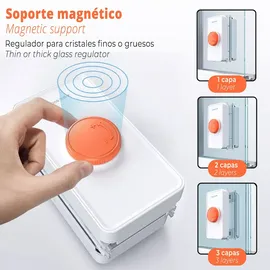 joybos Magnetischer Glasreiniger in Weiß