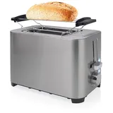 Princess 142400 Toaster mit Brötchenaufsatz Edelstahl