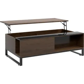 Homcom Schwarz Walnuss 102 x 58 x 35,5 cm