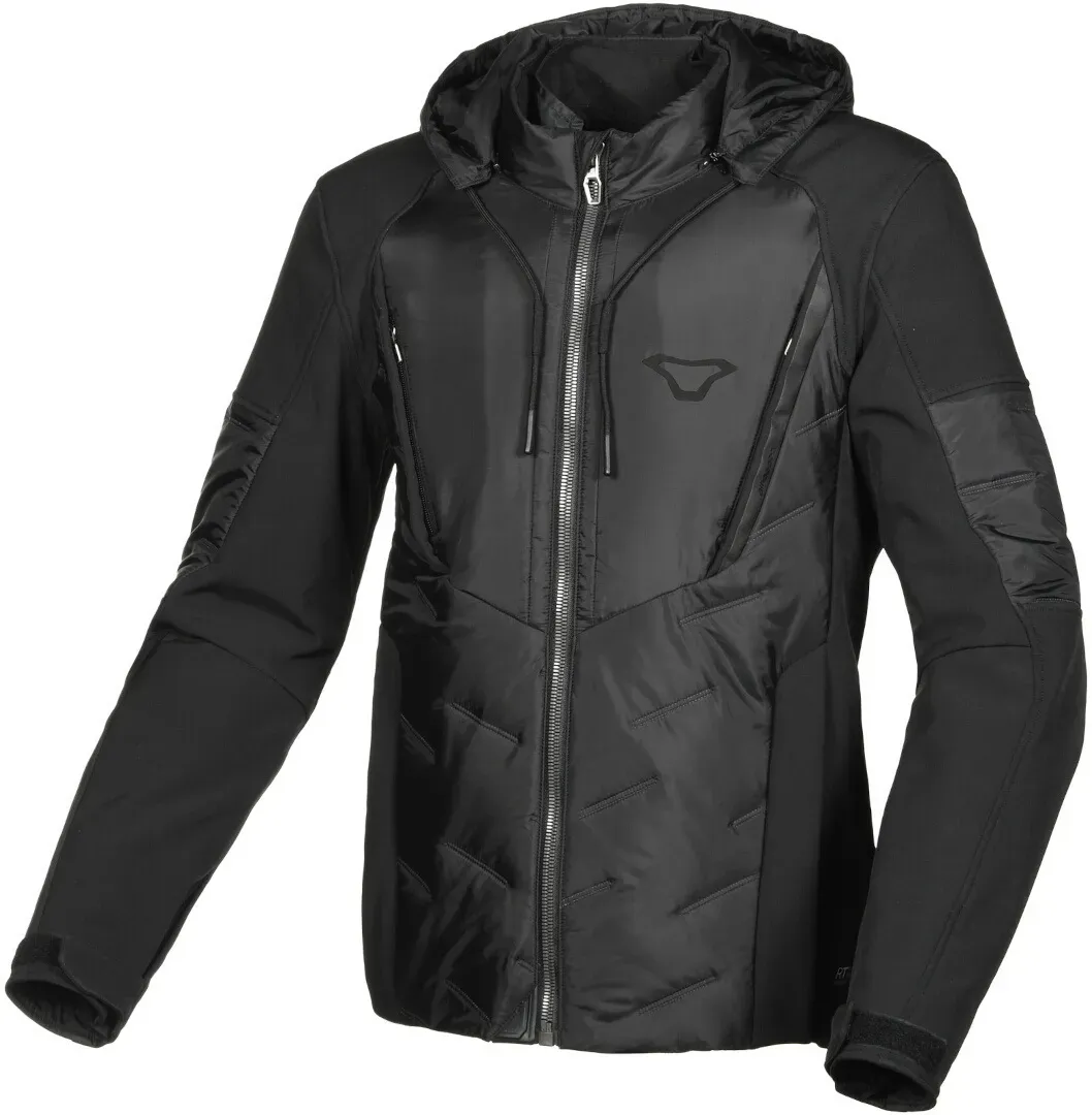 Macna Cocoon waterdichte dames motorfiets textiel jas, zwart, S Voorvrouw