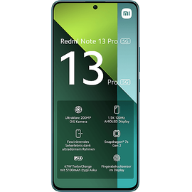 Xiaomi Redmi Note 13 Pro 5G 8 GB RAM 256 GB ocean teal