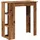 vidaXL Bartisch mit Regal 102 x 50 x 103,5 cm Braun