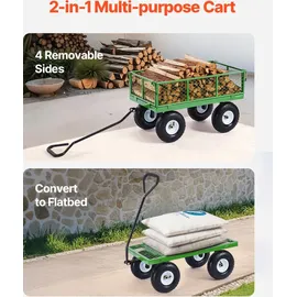 Vevor Bollerwagen 300 kg grün