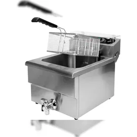 Yato Gastro Fritteuse 1x12L mit Ablasshahn 5000W 550x365x400mm 380-400V