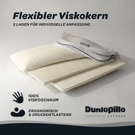 DUNLOPILLO Clima Flex 60 x 50 cm Weiß