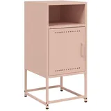vidaXL Nachtschrank Rosa 36 x 39 x 78 cm Stahl