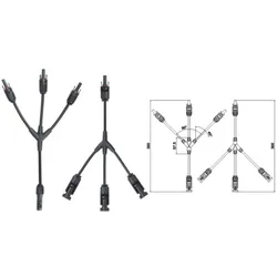 PV-Y Verteiler Kabel MC4 3er paar