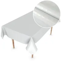 ANRO Wachstuchtischdecke Wachstuch Tischdecke abwaschbar Wachstischdecke Plastik-Tischdecken Glatt 350x140cm