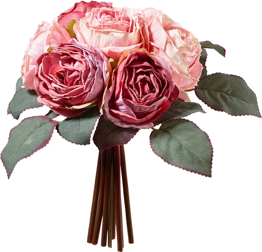 Rosen Strauß 24cm x7 pink/rosa