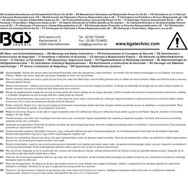 BGS Flaschenzug Metall 180 kg