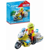 Playmobil City Life Notarzt-Motorrad mit Blinklicht
