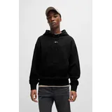 Boss Kapuzensweatshirt »WeSmallhood«, mit Kängurutasche Gr. M, Black001, , 43855343-M