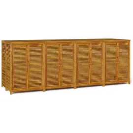 vidaXL Gartenbox 280 x 87 x 104 cm Braun