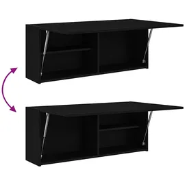 vidaXL Bad-Wandschrank 100 x 25 x 40 cm Schwarz