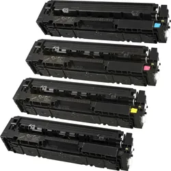 4 Recycling Toner ersetzt Canon 054  4-farbig