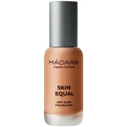 MÁDARA Make Up SKIN EQUAL Grundierung für ein sanftes Strahlen SPF 15 Foundation #80 FUDGE 30 ml Braun 
