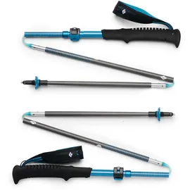 Black Diamond Distance Carbon FLZ Wanderstöcke (Größe 140CM, blau)