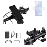 K-S-Trade Smartphone-Halterung für Xiaomi Redmi Note 14 5G India, (Handyhalterung das Fahrrad Halter Lenkstange Fahrradhalterung) schwarz