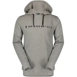 Scott No Shortcuts, Kapuzenpullover - Hellgrau/Schwarz - XL