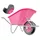Matrix Schubkarre 100 l 250 kg Pink