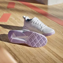 adidas Court Team Bounce 2.0 Damen Cloud White/Core Black/Powder Plum 38 2/3