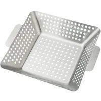 Primaster Grillkorb Edelstahl 32 x 28 x 7 cm