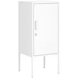 [en.casa] Nachtschrank Hausjärvi 82 x 35 x 35 cm Weiß
