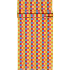 CAWÖ Life Style Karo 7017 Saunatuch 70 x 180 cm multi