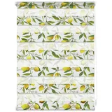 Lichtblick Duo Rollo / Doppelrollo Klemmfix 80 x 150 cm limone/gelb grün