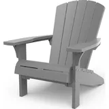 KETER Troy Gartensessel 81 x 80 x 96,5 cm grau