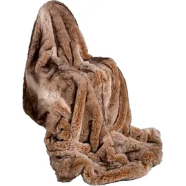 Star Home Textil Wohndecke »Nutria« besonders weich, Kuscheldecke braun