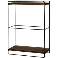 MCW Wandregal K77 50 x 35 x 17 cm Dunkelbraun