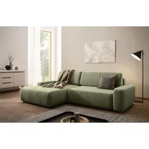 Home Affaire Eckcouch Cord 2-Sitzer Grün