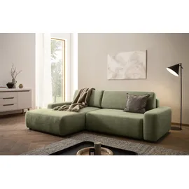 Home Affaire Eckcouch Cord 2-Sitzer Grün