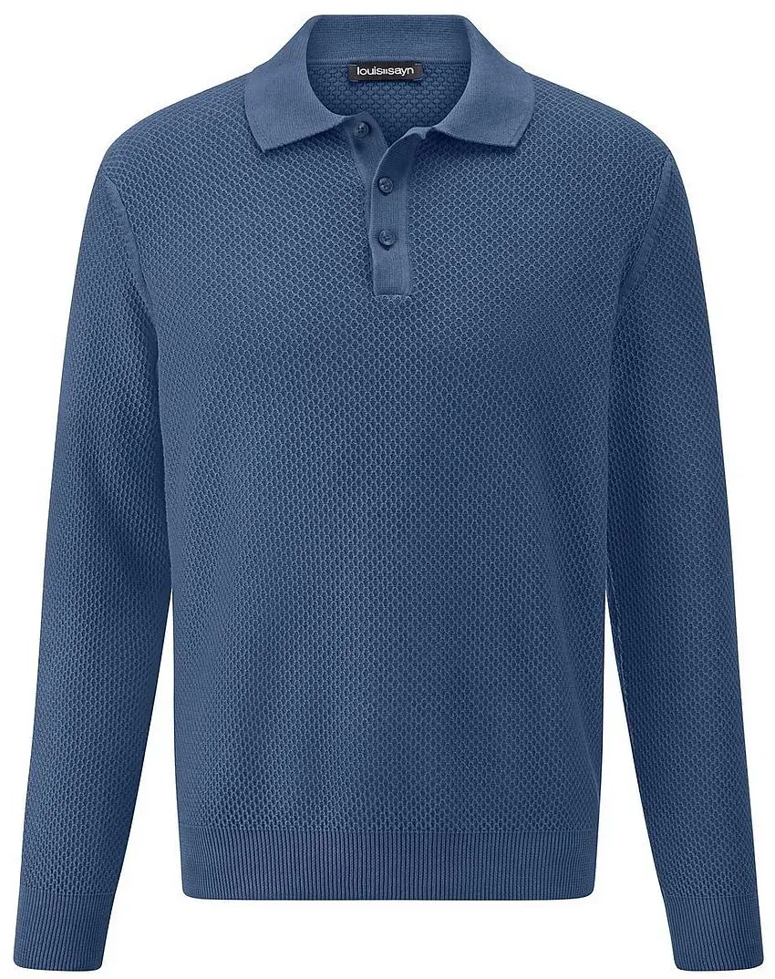 Polo-Pullover Louis Sayn blau, 48