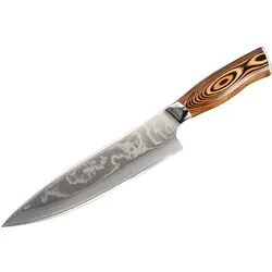 Muxel Hochwertiges Chefkoch Küchen-Messer Carbon V10 Edelstahl Kohlenstoff-Klinge 62 Lagen