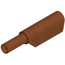 HIRSCHMANN TEST & MEASUREMENT LAS S WS Sicherheits-Lamellenstecker Stecker, gerade Stift-Ø: 4 mm Braun 1 St.