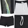 Aquarti Badehose Jungen Schwimmhose Schwarz/Grün 164
